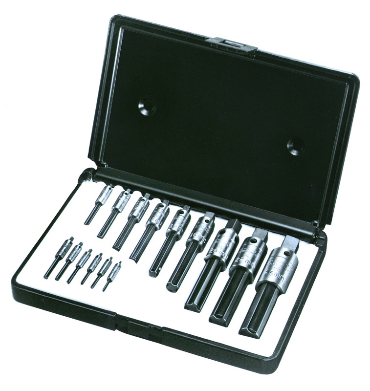 Walton EX5215 4 thru 1"15 pc HSS Tap Extractor Set Freer Tool and