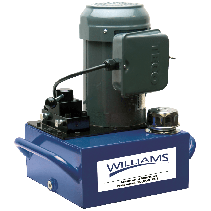 Williams KP305E10H2G HYDRAULIC PUMP ELECT 1.0 HP 2 GAL Freer Tool and