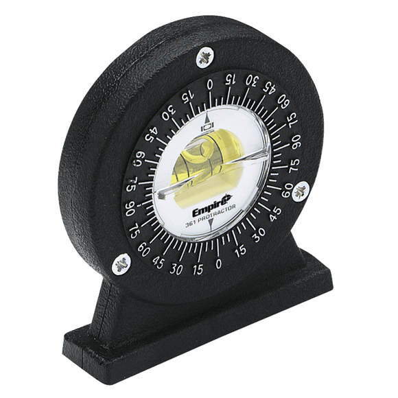 Empire KP75361 Model 361 - Small Angle Magnetic Polycast Protractor