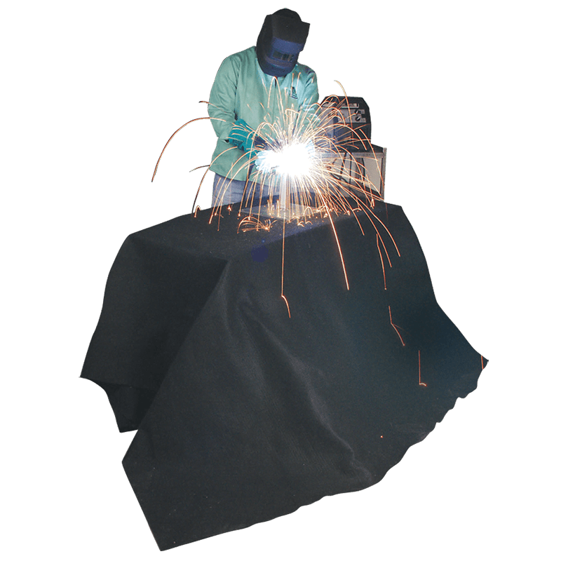 Steiner RT5831686 6' x 8' Black Carbon Fiber Welding Blanket Freer