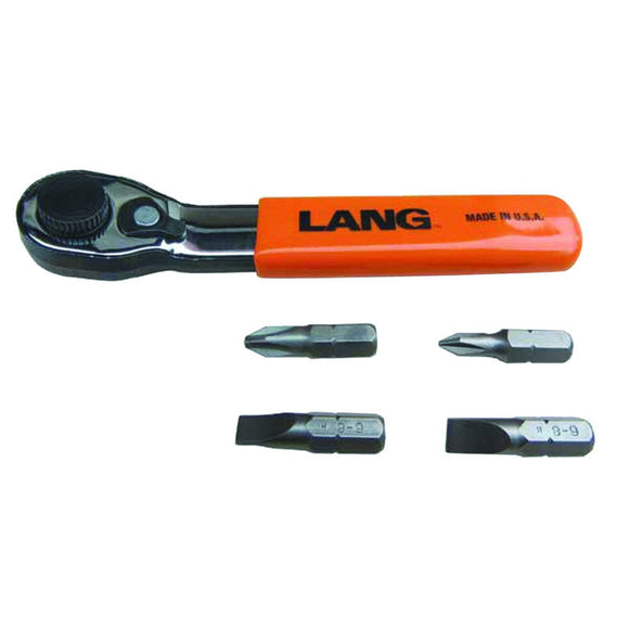 Lang KL405221 5-PIECE FINE TOOTH BIT WRENCH SET
