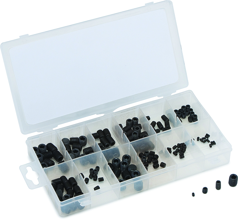 TEKZ KL5545251 160 Pieces Metric Allen Head Set Screw Assortment3 mm