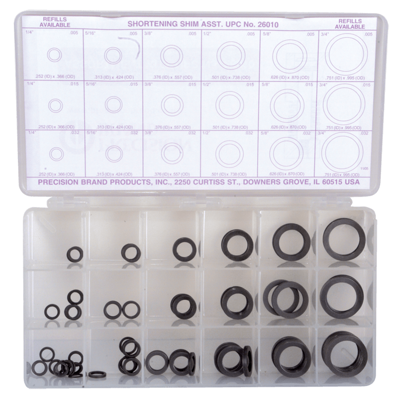 Precision Brand MA5326010 Shoulder Screws/Stripper Bolt Shim Assortmen