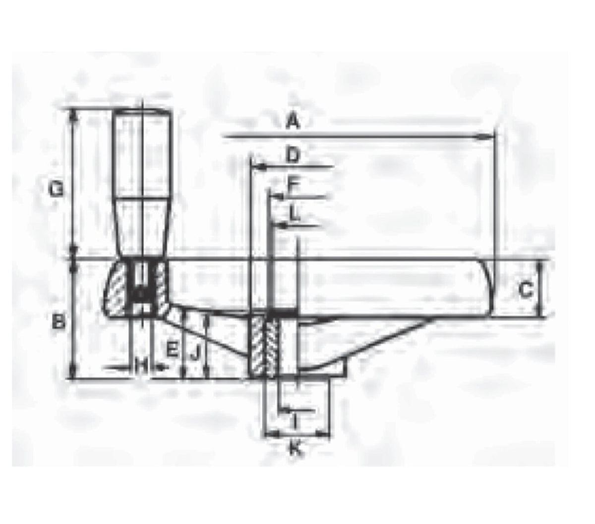 JERGENS HANDWHEEL, 3.15 TWO SPOKED, W/FOLD AWAY HANDLE 22621 Freer