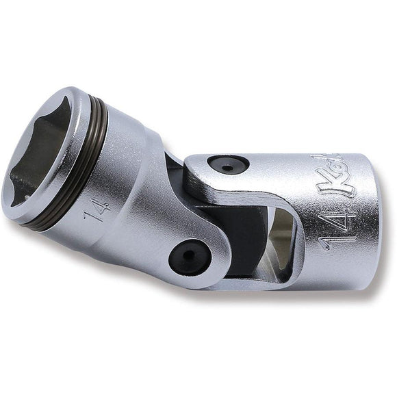 Ko-ken 3441M-14 3/8 Sq. Dr. Universal Socket  14mm Nut Grip Length 49.5mm