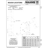 NAAMS Rough Locator ARL075RP L-Shape Inside Bend with UHMW