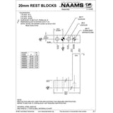 NAAMS 20mm Rest Block ARB561