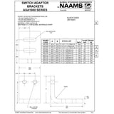 NAAMS Switch Mounting Bracket ASA1060