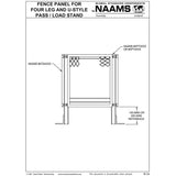 NAAMS Fence Panel ATS4101 THRU ATS4188