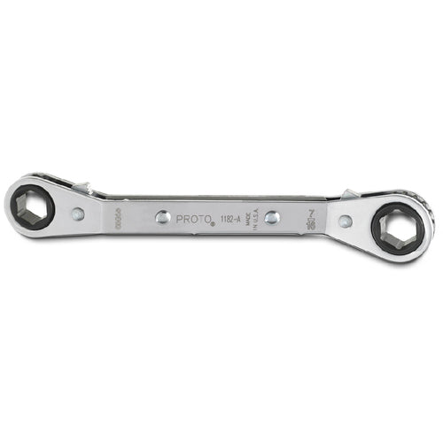 Proto KP4213455 Proto Offset Double Box Reversible Ratcheting Wrench 3/8"x7/16" - 6 Point
