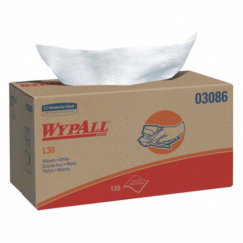 Kimberly-Clark LM5503086 10 x 11.2" - Package of 120 - WypAll Pop-Up Box