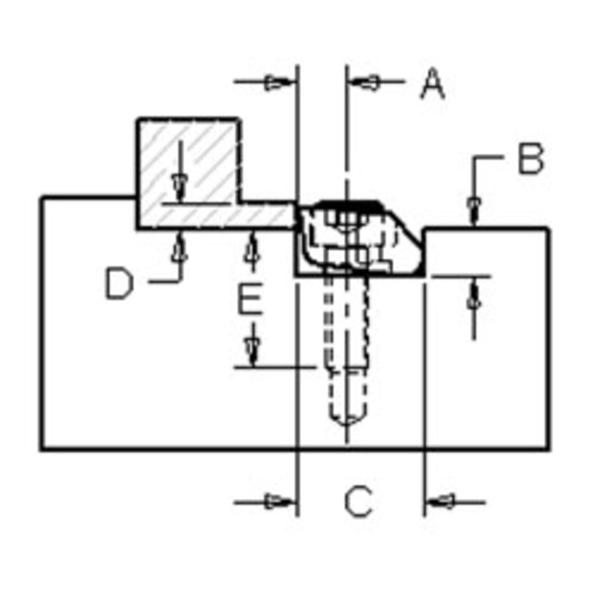 JERGENS CLAMP KIT, KNIFE EDGE, TOOL STEEL, M10, 4 CLAMPS W/SCREWS 13
