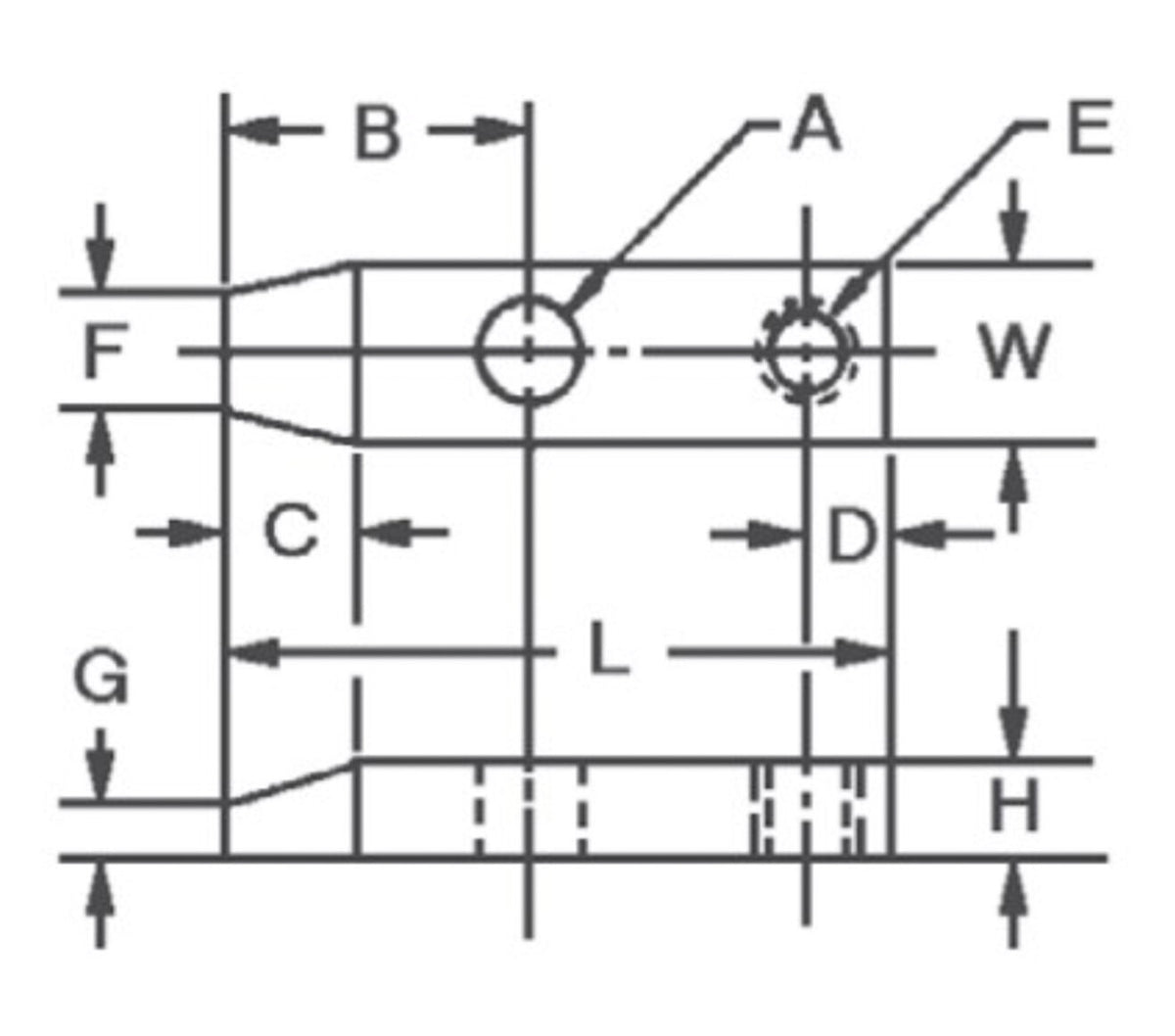 JERGENS STRAP CLAMP, 1/2 X 2, MIN TAPER NOSE 29702 Freer Tool and