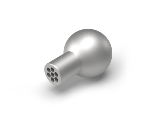 Piranha Cooling Line RDK-14715 Round nozzle multihol - ball Ø 14 mm for Coolant