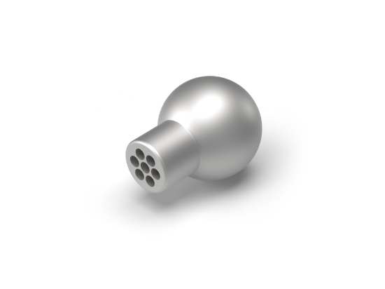 Piranha Cooling Line RDK-12.5-715 Round nozzle short 7x Ø1.5 mm for Coolant