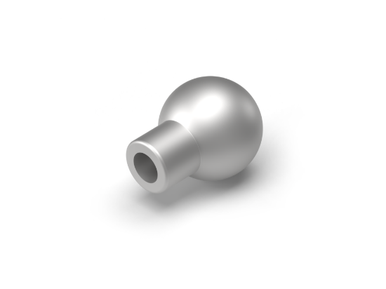 Piranha Cooling Line RDK-12.5-4 Round nozzle short Ø4 mm for Coolant
