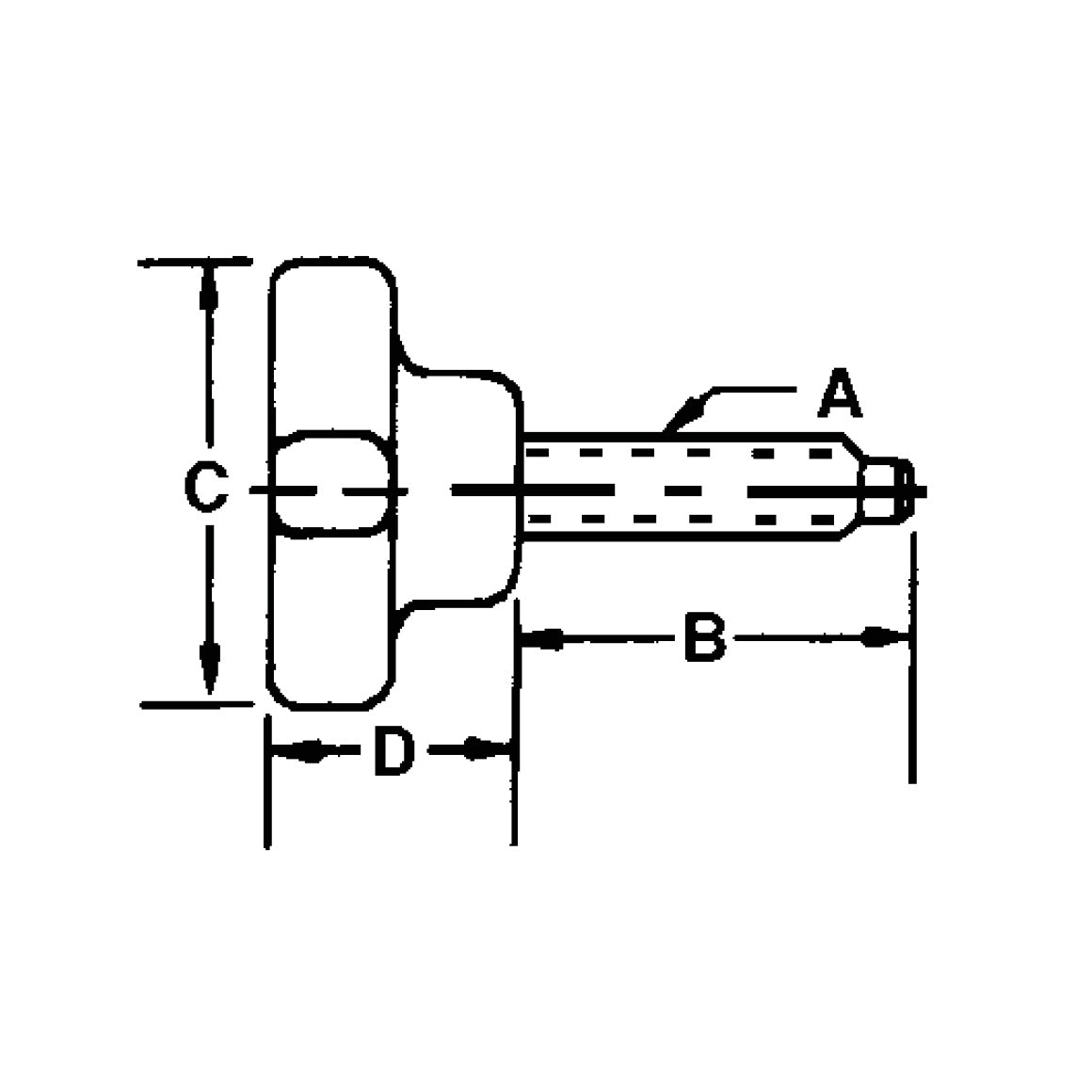 Northwestern Tools 20209 DOG POINT HKS, STL BO, 1/2-13 X 2