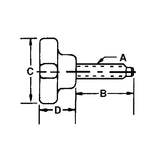 Northwestern Tools 20209 DOG POINT HKS, STL BO, 1/2-13 X 2