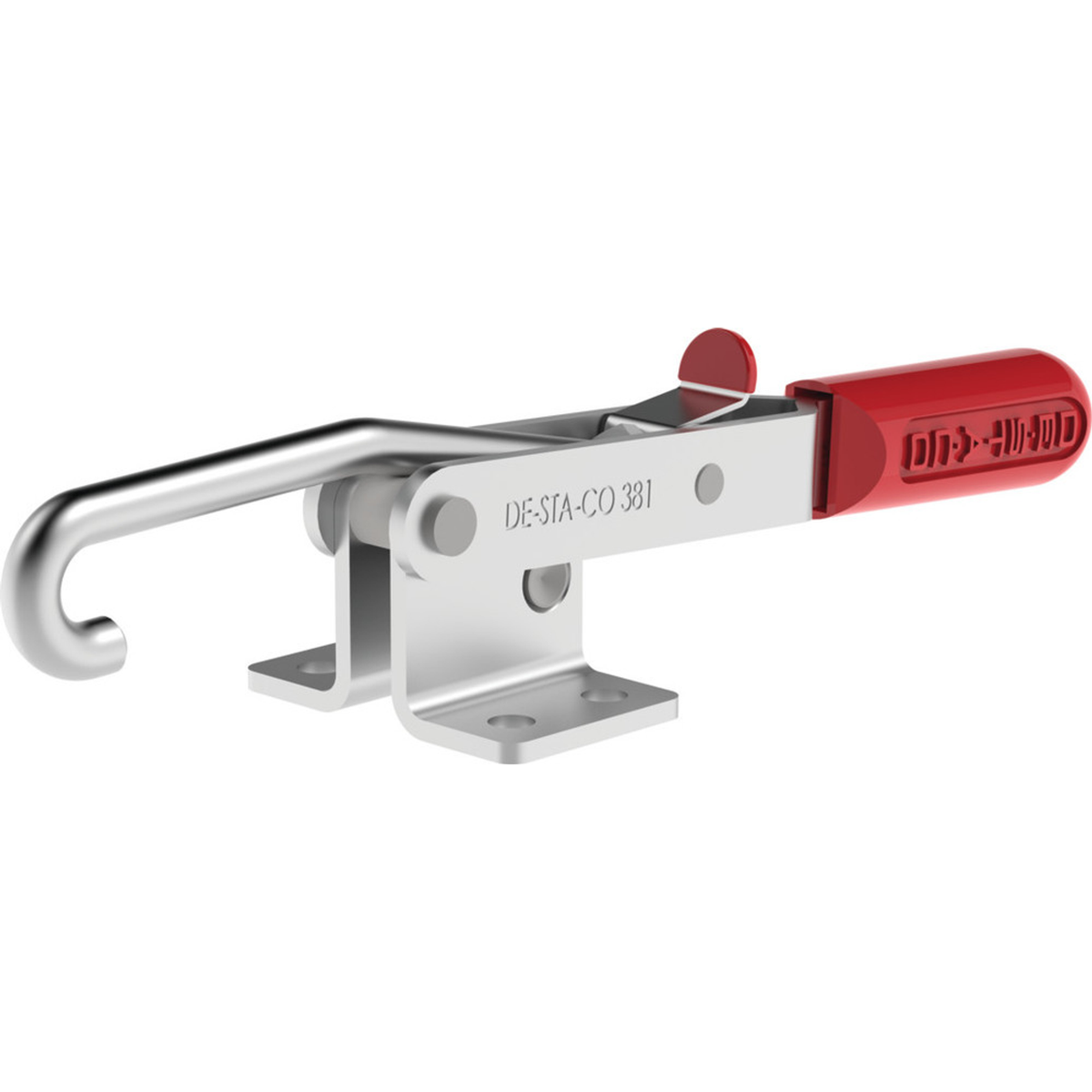 DESTACO 381-M-25 Pull action latch clamp, a 381 With 25mm Longer Hook