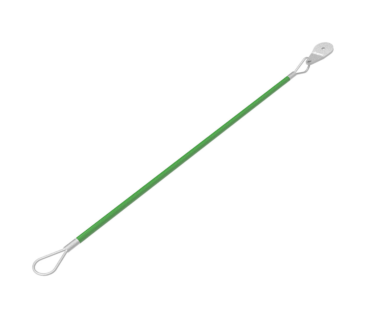Jergens 890056Q LANYARD 6 IN (152MM) SS TAB, ROUND TAB, 0.196 (4.9MM) HOLE