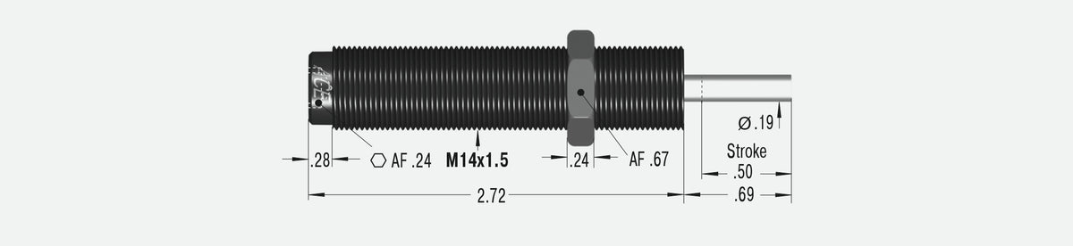 ACE Controls MC150MH3 Miniature Shock Absorbers 190-0359