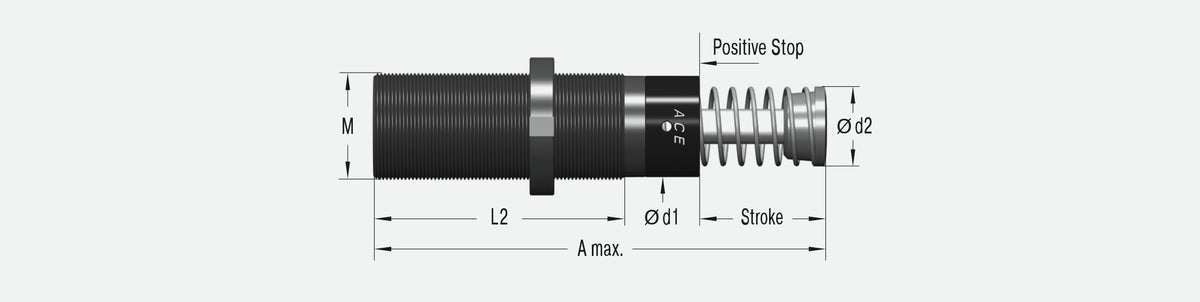 ACE Controls MC4550-4-HT Industrial Shock Absorbers 217-0394