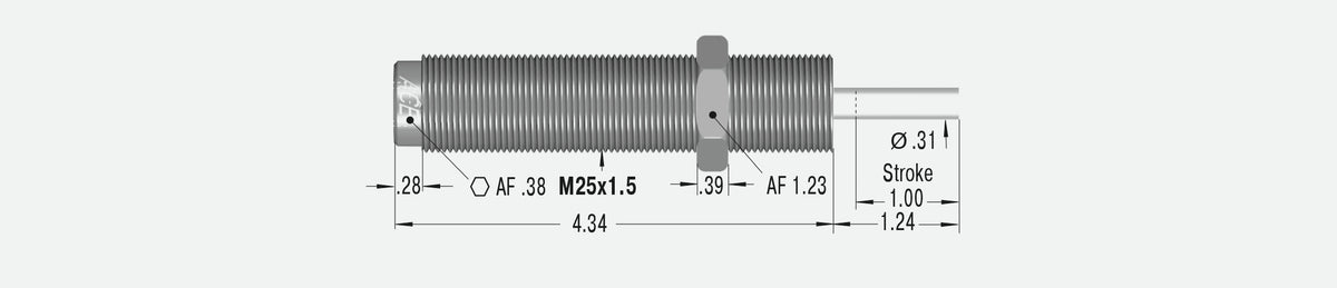 ACE Controls MC600MH2-V4A Miniature Shock Absorbers 192-9437