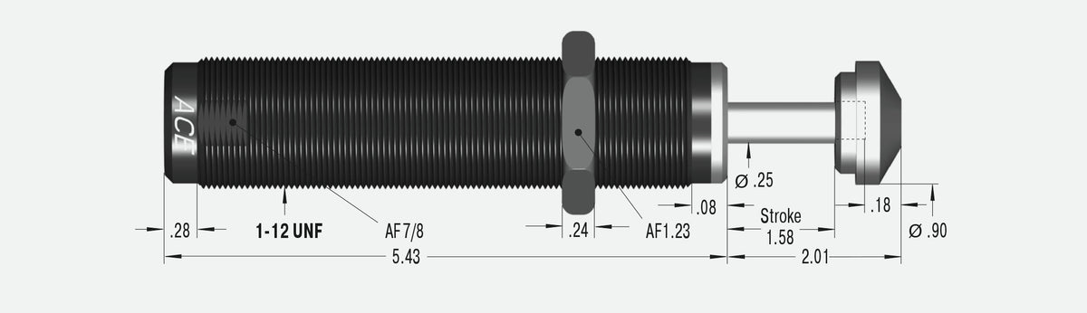 ACE Controls SC925-1 Miniature Shock Absorbers 197-0002