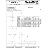NAAMS Switch Mounting Bracket ASA1070