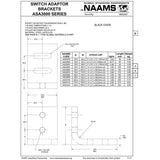 NAAMS Switch Mounting Bracket ASA3045