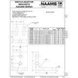 NAAMS Switch Mounting Bracket ASA4025