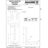 NAAMS Switch Adapter Bracket ASA8050