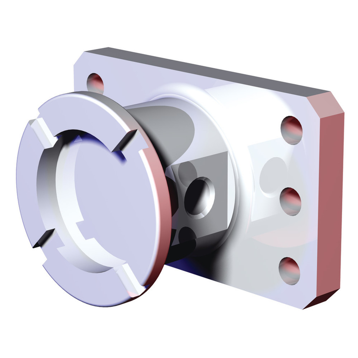 DESTACO STS0016-NA-2P SpiderGrip Base Mount - 80X40 Bolt Pattern - Long Neck
