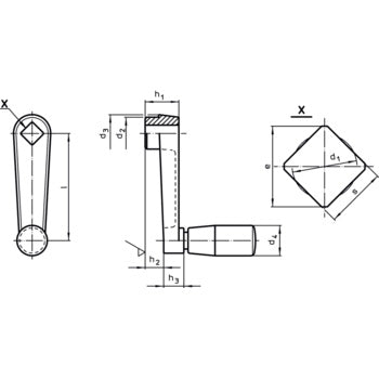 Crank Handles - 24330.0422
