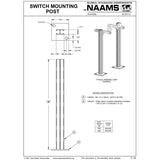 NAAMS Switch Mounting Post ASD2000