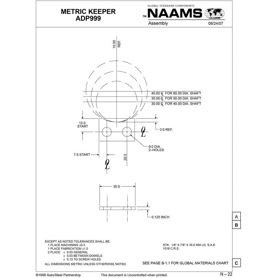 NAAMS Keeper ADP999