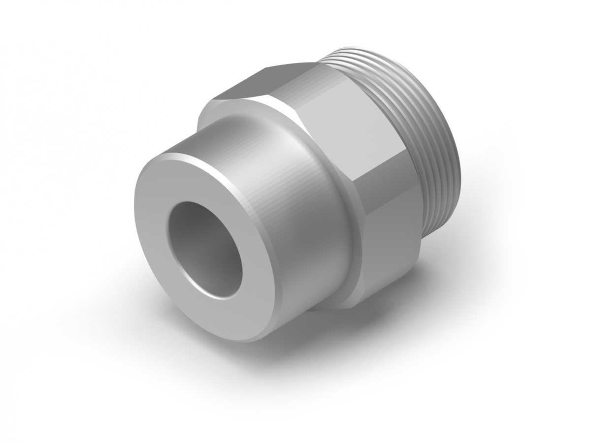 Piranha Cooling Line GA-22-R 1/2 system-Blank 24mm Diameter Threaded Connector for Coolant