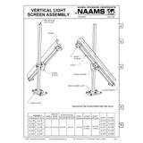 NAAMS Vertical Light Screen Kit ALV201