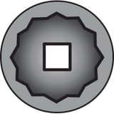 Momento 4-D6K11L 12-POINT IMPACT SOCKETS