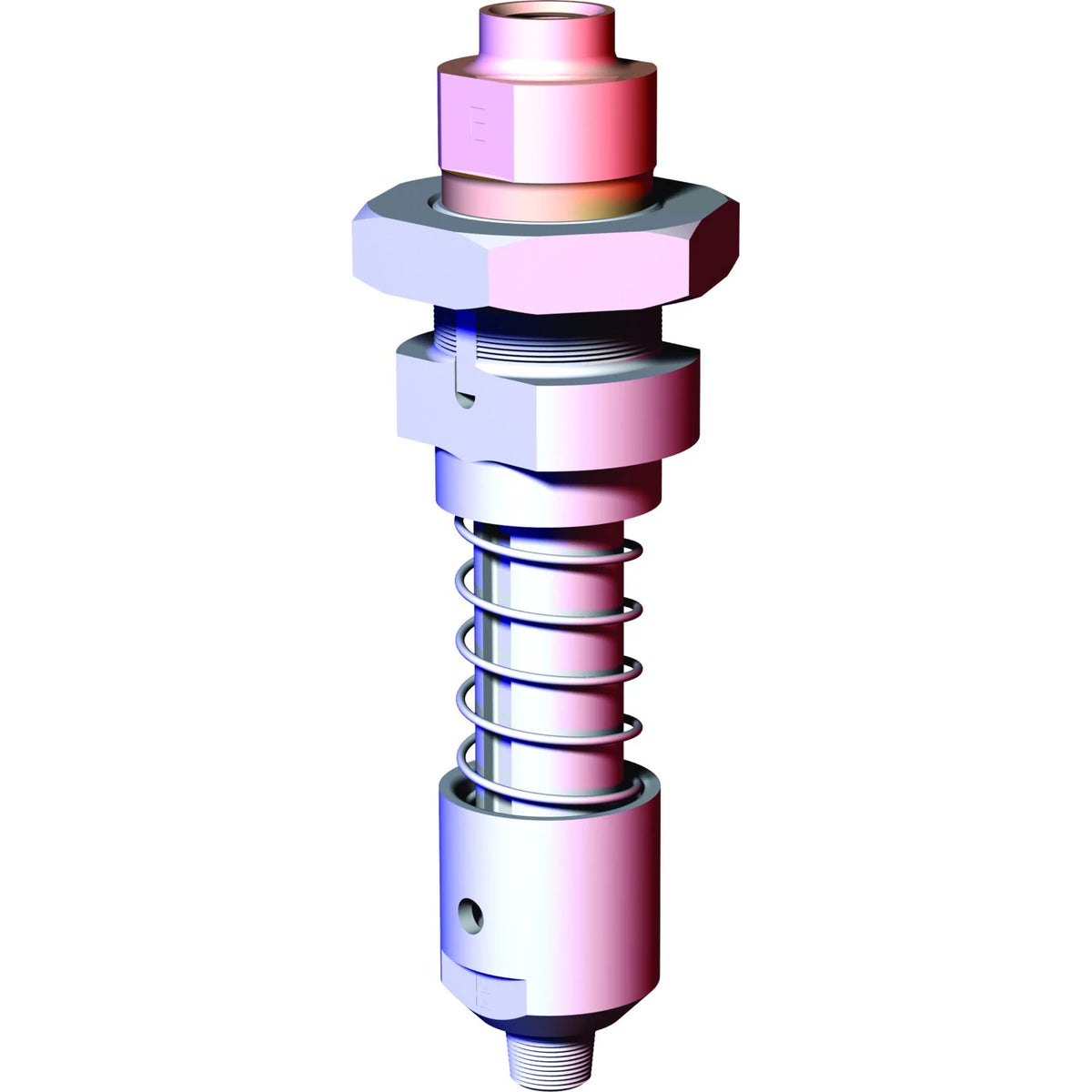 DESTACO CPI-SCMB-800E Spring Cup Mount; Bulkhead Type; With 8 inch Of Travel