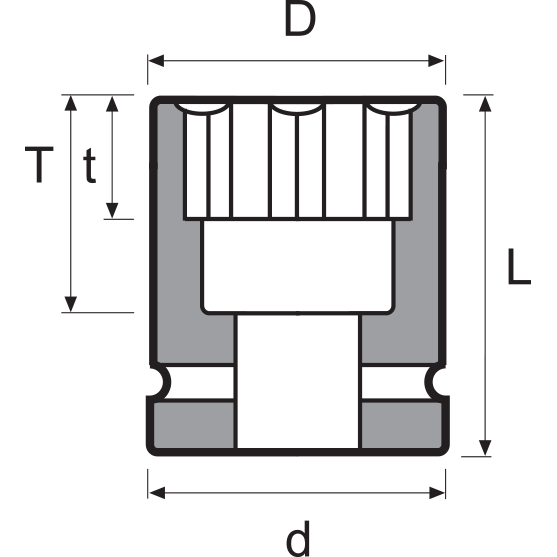 Momento 9-SF30=1 3/16 SURFACE DRIVE SOCKETS - 1in Drive