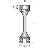 Momento 9-32-500NM TORQUE SOCKETS - 1in Drive