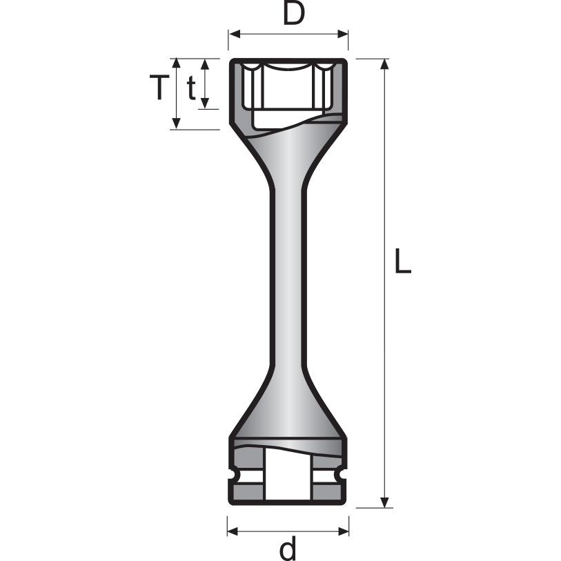Momento 9-30-450NM TORQUE SOCKETS - 1in Drive