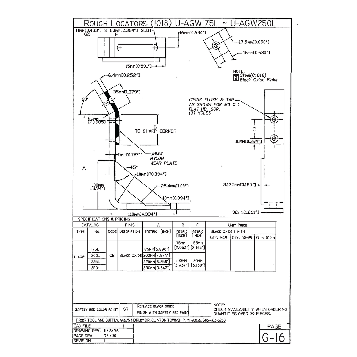 NAAMS Rough Locator U-AGW175L-CB