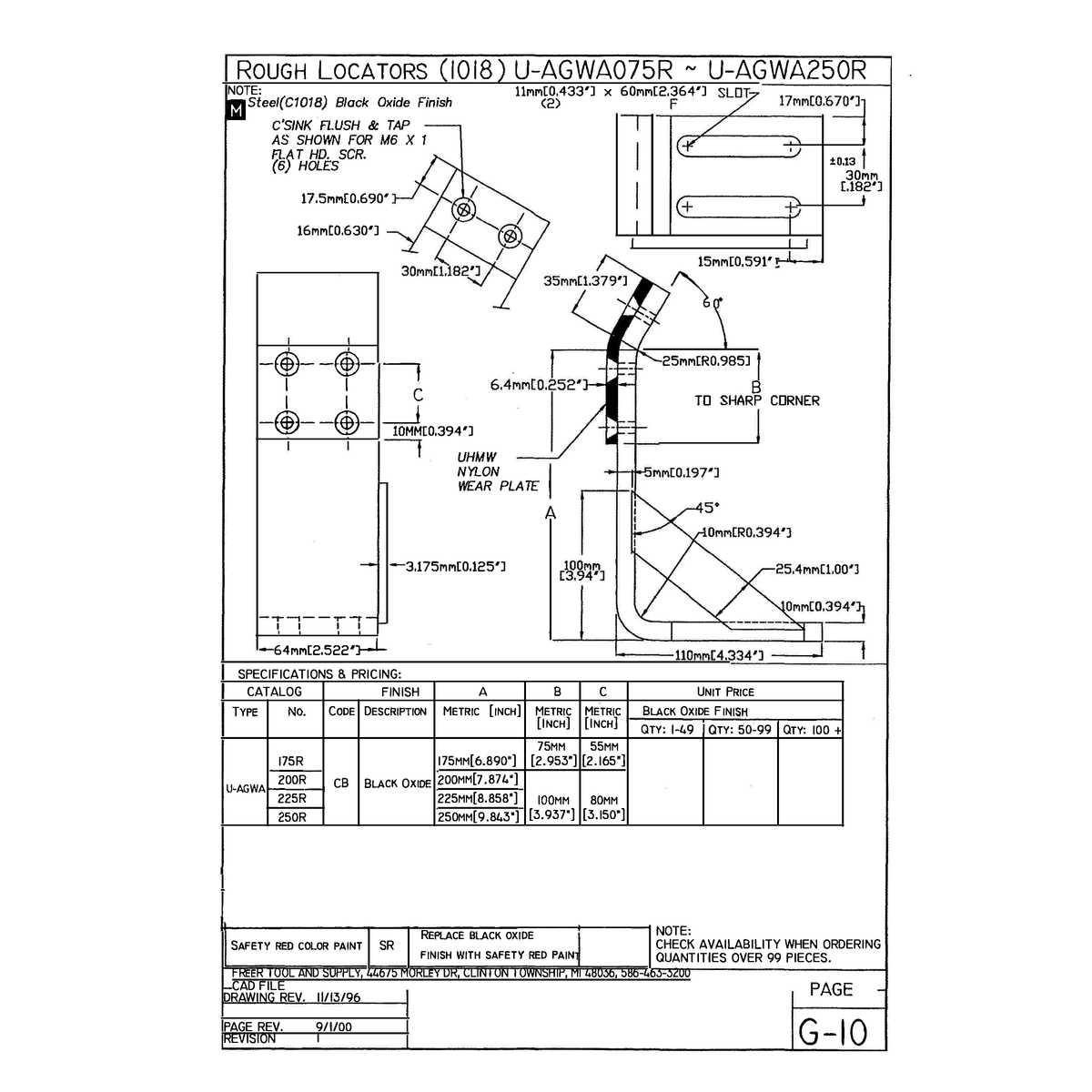 NAAMS Rough Locator U-AGWA175R-SR