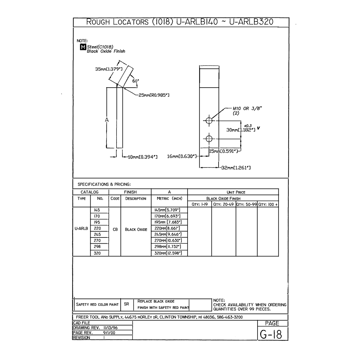 NAAMS Rough Locator U-ARLB270-SR