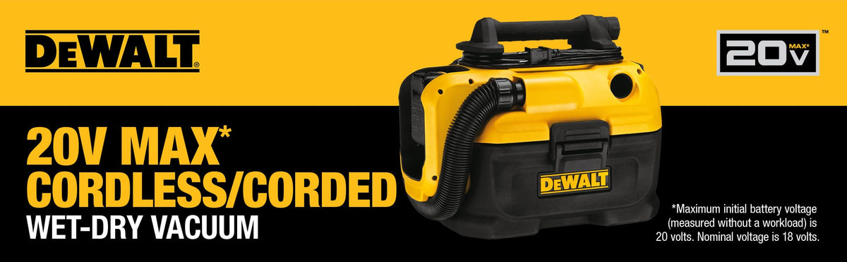 DeWALT PD20DCV581H 20V/18V WET DRY