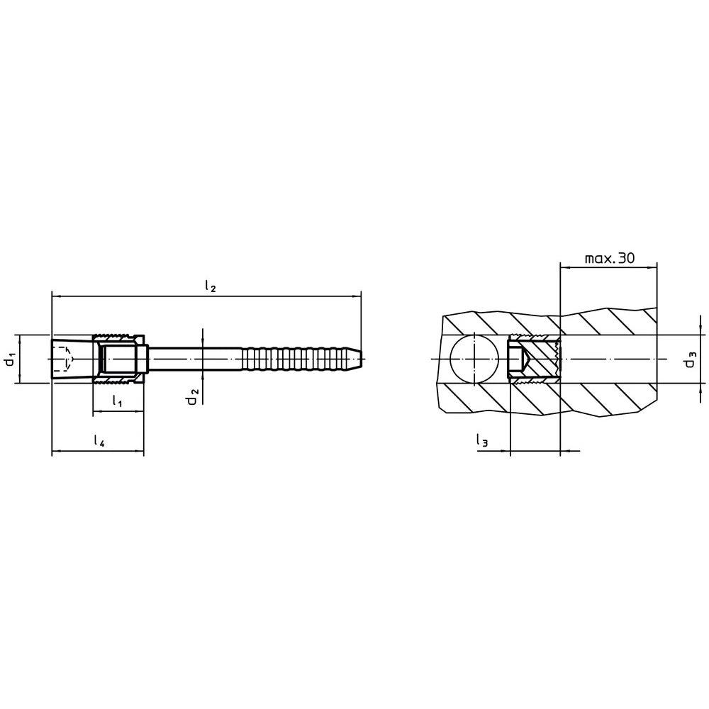 Expander® Sealing Plugs with elongated pull-anchor - 22880.0414