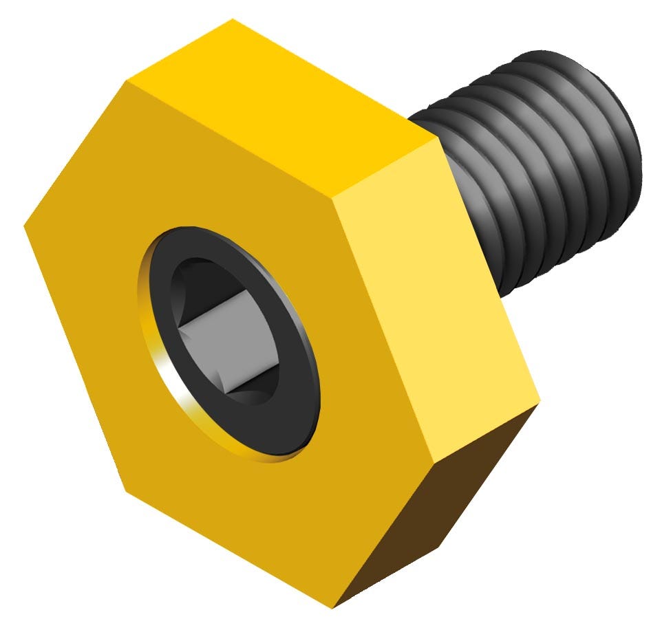 Mitee-Bite SG7050206 #50206 - M6 Thread Size - Fixture Clamp - Pack of 10