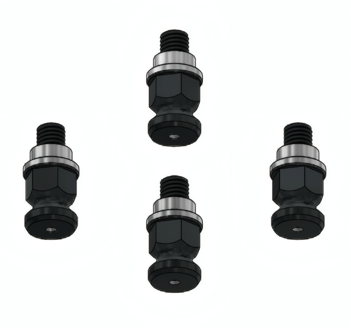 Raptor RWP-952-SKIT Zero Point  locating studs (4) pack. for 52mm Zero Point System